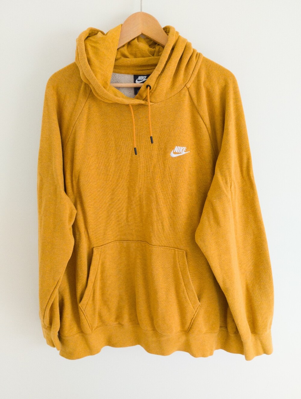 Nike Sportswear Essential Mustard Heather Fleece Pullover Hoodie 3X
